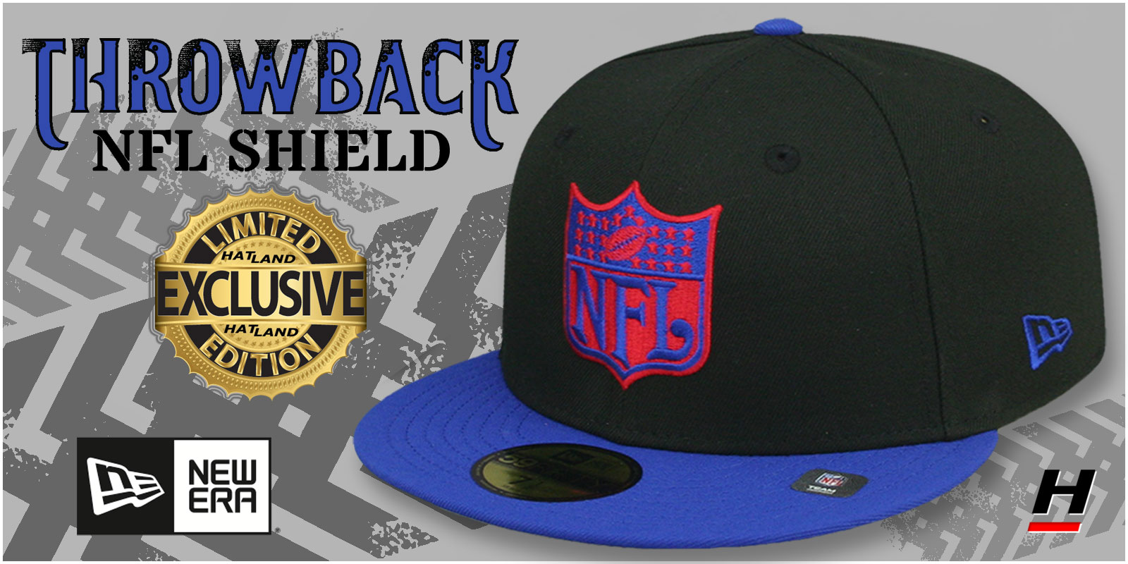 Throwback NFL Shield-Basic Hats