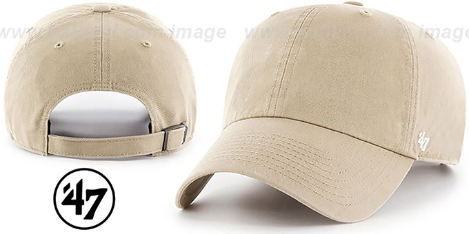 47 'BLANK CLASSIC STRAPBACK' Khaki Adjustable Hat