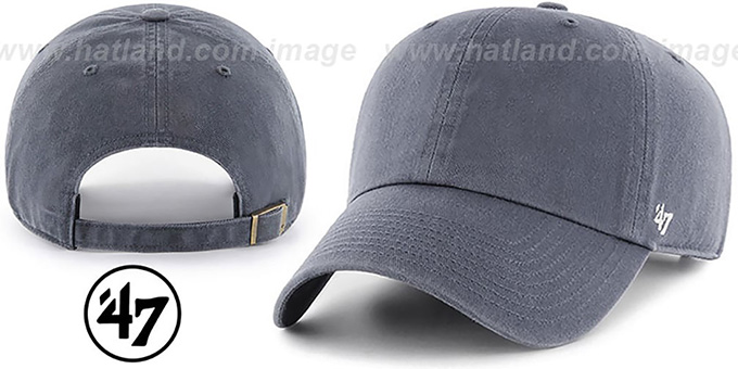 47 'BLANK CLASSIC STRAPBACK' Light Navy Adjustable Hat