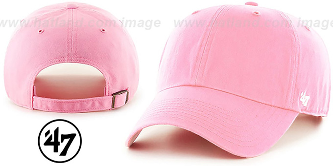 47 'BLANK CLASSIC STRAPBACK' Light Pink Adjustable Hat