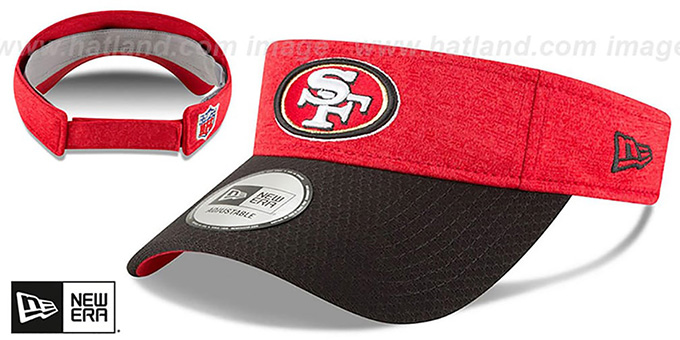 49ers '18 NFL STADIUM' Red-Black Visor by New Era