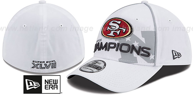 49ers 2012 NFC 'CONFERENCE CHAMPS'Flex Hat by New Era