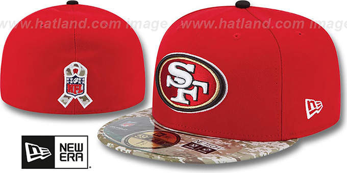 san francisco 49ers salute to service hat