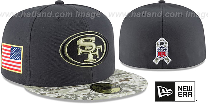 san francisco 49ers salute to service hat