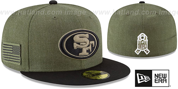 san francisco 49ers salute to service hat