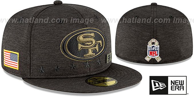 49ers salute to service 2020 hat