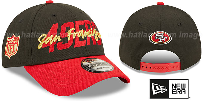 49ers '2022 NFL DRAFT 940 SNAPBACK' Black-Red Hat by New Era