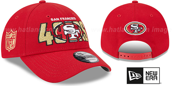 49ers 2023 'NFL DRAFT 940 SNAPBACK' Red Hat by New Era