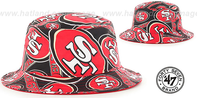 49ers 'BRAVADO BUCKET' Hat by Twins 47 Brand