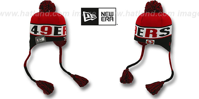 49ers 'CRAYON BOX' Knit Beanie Hat by New Era