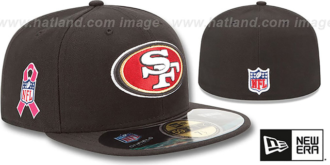 49ers 'NFL BCA' Black Fitted Hat by New Era