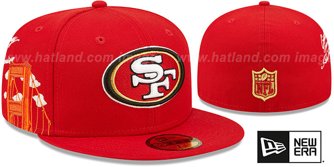 49ers 'SIDE-CITY ICON' Red Hat by New Era