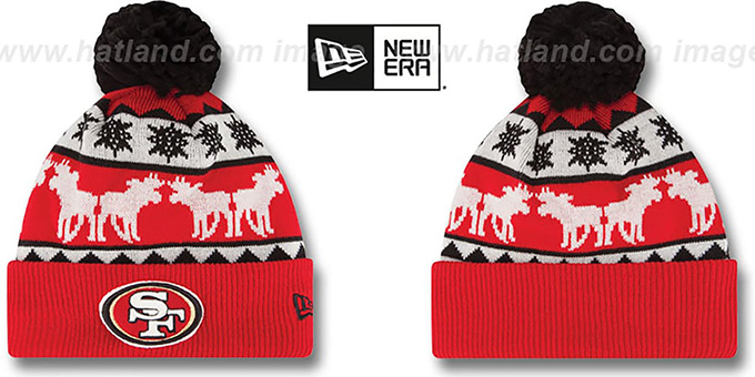 49ers 'THE-MOOSER' Knit Beanie Hat by New Era