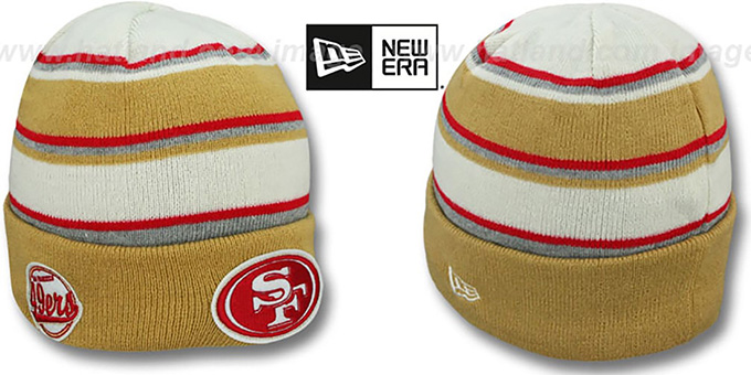 49ers 'WINTER TRADITION' Knit Beanie Hat by New Era