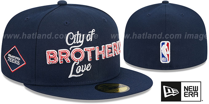 76ers 23-24 'CITY-EDITION' Fitted Hat by New Era