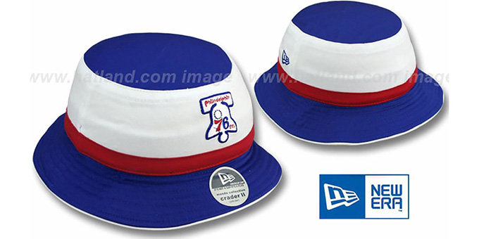 76ers HW Bell 'CRADER II' Bucket Hat by New Era