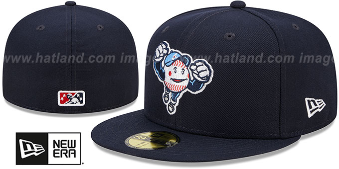 Aces 'MILB MARVEL DEFENDERS' Navy Fitted Hat by New Era