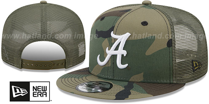 Alabama 'ARMY CAMO TRUCKER' Hat by New Era