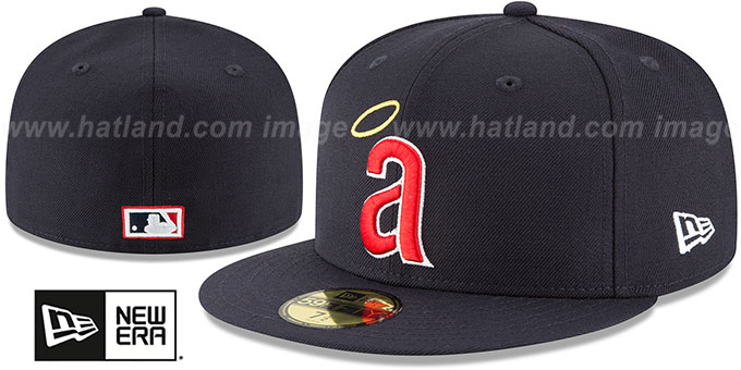 Angels 1971 'TURN-BACK-THE-CLOCK' Fitted Hat by New Era