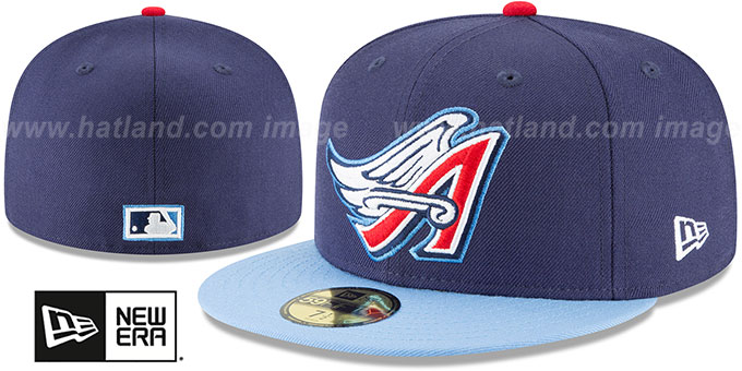 Angels 1997 'TURN-BACK-THE-CLOCK' Fitted Hat by New Era