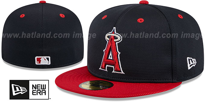 Angels 2024 'BATTING PRACTICE' Fitted Hat by New Era