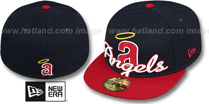 california angels fitted hat