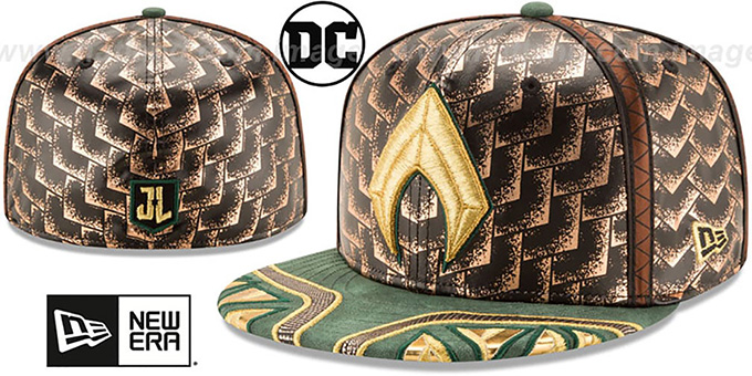 Aquaman 'CHARACTER JUSTICE LEAGUE' Fitted Hat by New Era