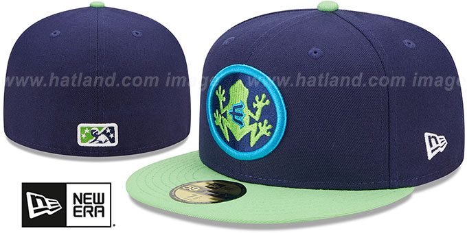 AquaSox 'MILB MARVEL DEFENDERS' Navy-Green Fitted Hat by New Era