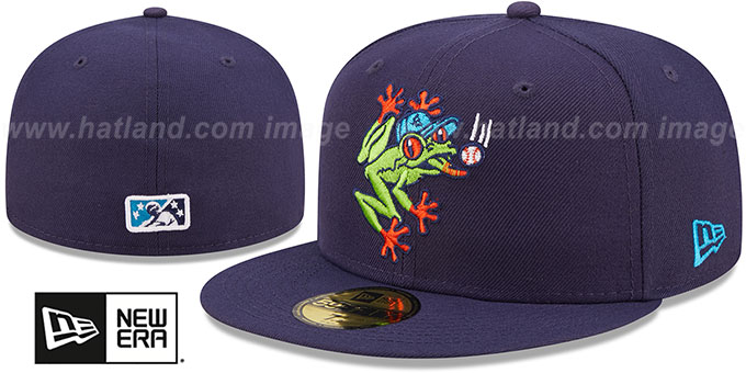 AquaSox 'MILB ONFIELD HOME' Navy Fitted Hat by New Era