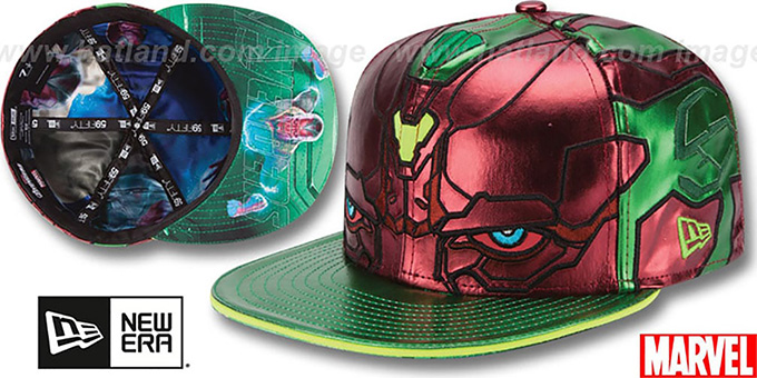 Armor Vision 'CHARACTER FACE' Green-Rust Fitted Hat by New Era