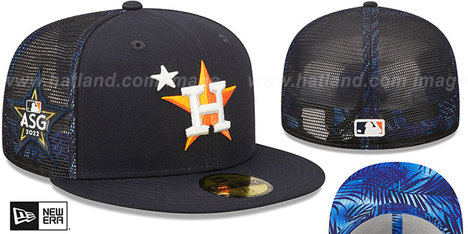 Astros '2022 MLB ALL-STAR WORKOUT' Navy Fitted Hat by New Era