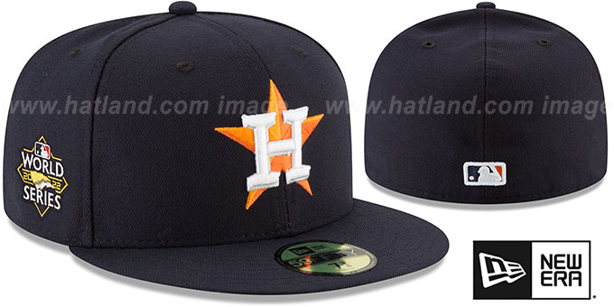 Astros '2022 WORLD SERIES' HOME Fitted Hat by New Era