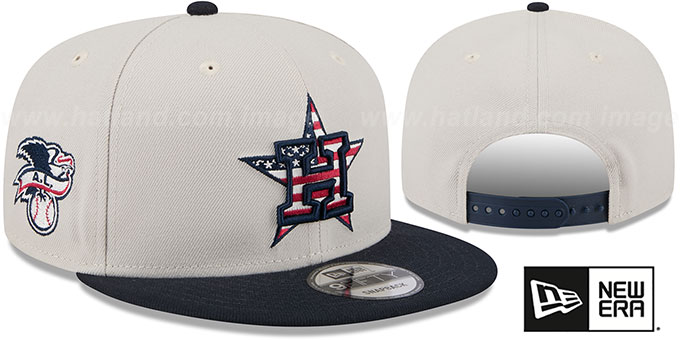 Astros 2024 'JULY 4TH STARS N STRIPES SNAPBACK' Hat by New Era