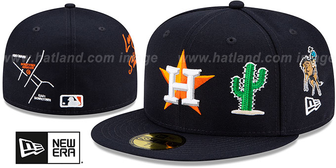 Astros 'CITY TRANSIT' Navy Fitted Hat by New Era