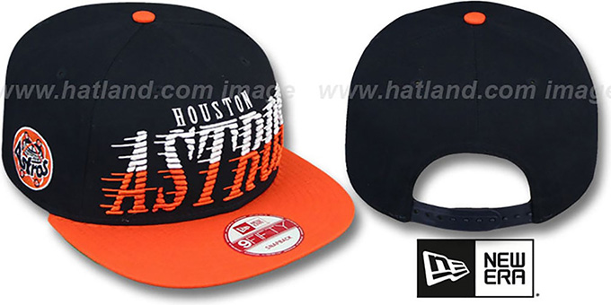 Astros COOP 'SAILTIP SNAPBACK' Navy-Orange Hat by New Era