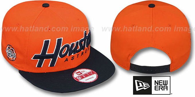 Astros COOP 'SNAP-IT-BACK SNAPBACK' Orange-Navy Hat by New Era