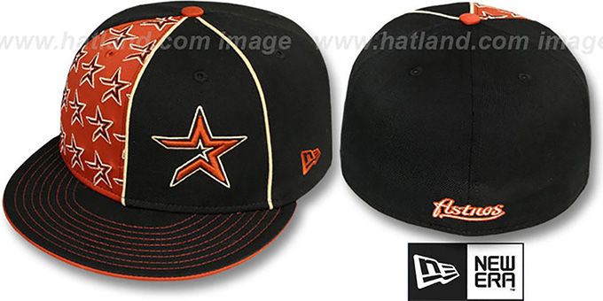 Astros 'MULTIPLY' Black-Brick Fitted Hat by New Era