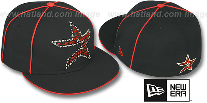 Astros 'REPEAT BIG-ONE' Black Fitted Hat by New Era