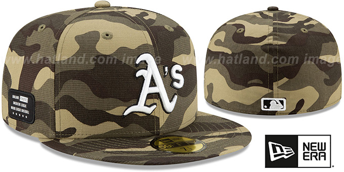 Athletics 2021 ARMED FORCES 'STARS N STRIPES' Hat by New Era