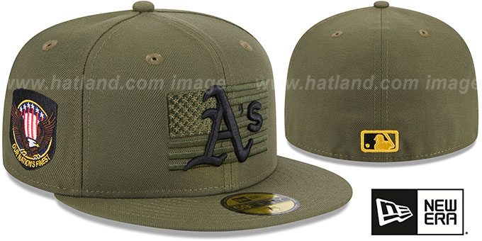 Athletics 2023 ARMED FORCES 'STARS N STRIPES' Hat by New Era