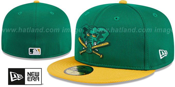 Athletics 2024 'BATTING PRACTICE' Fitted Hat by New Era