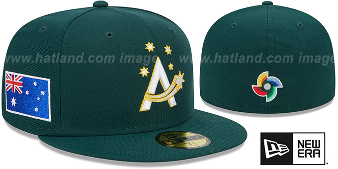 Australia '2023 WBC GAME' Green Hat by New Era