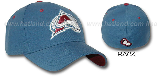 Avalanche 'A-FACE-OFF' Avs Blue Fitted Hat by ZEPHYR