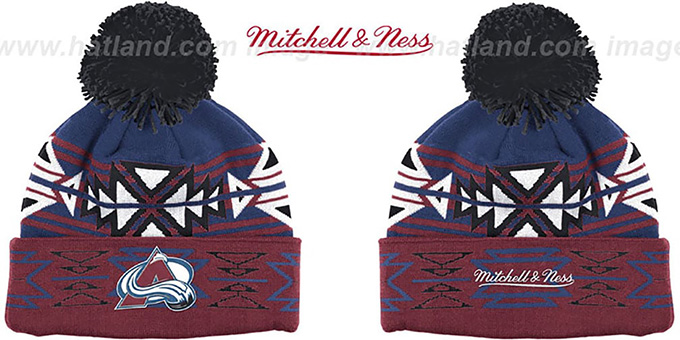 Avalanche 'GEOTECH' Knit Beanie by Mitchell and Ness