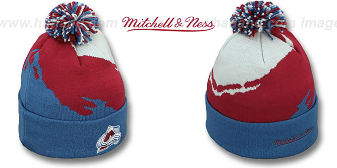 Avalanche 'PAINTBRUSH BEANIE' by Mitchell and Ness