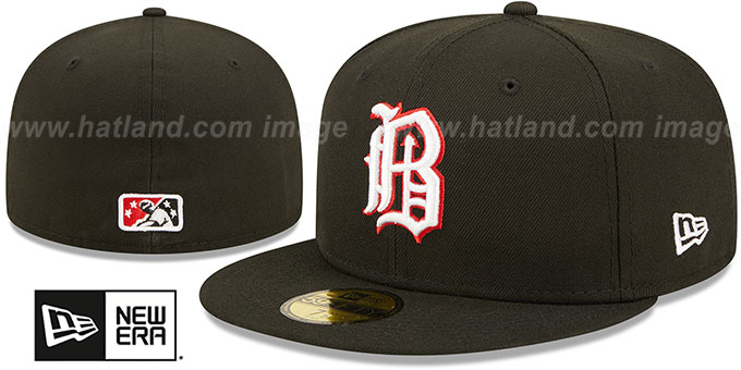 Barons 'MILB ONFIELD HOME' Black Fitted Hat by New Era