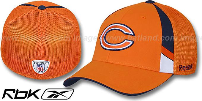 Bears '2009 DRAFT-DAY FLEX' Orange Hat by Reebok