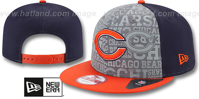 Bears '2014 NFL DRAFT SNAPBACK' Navy-Orange Hat by New Era