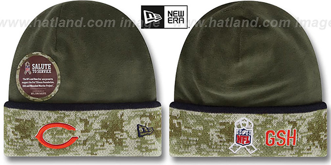 Bears '2014 SALUTE-TO-SERVICE' Knit Beanie Hat by New Era