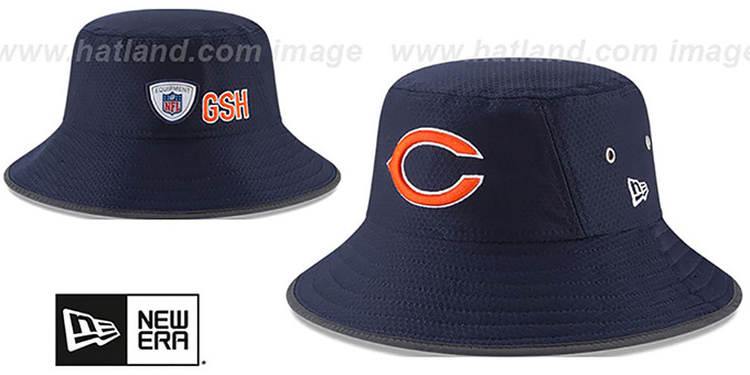 Bears '2017 NFL TRAINING BUCKET' Navy Hat by New Era